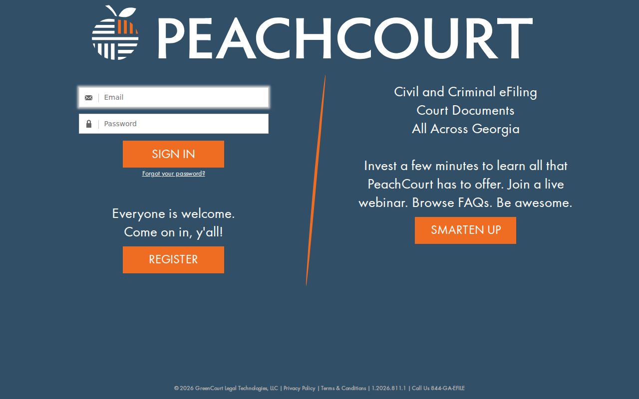 Webster County case lookup PeachCourt public access gate