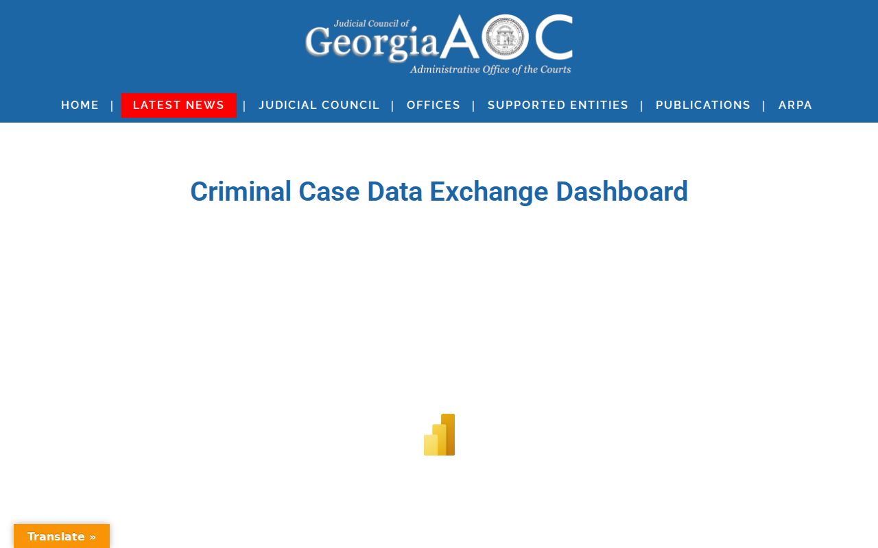 Webster County criminal docket disposition dashboard