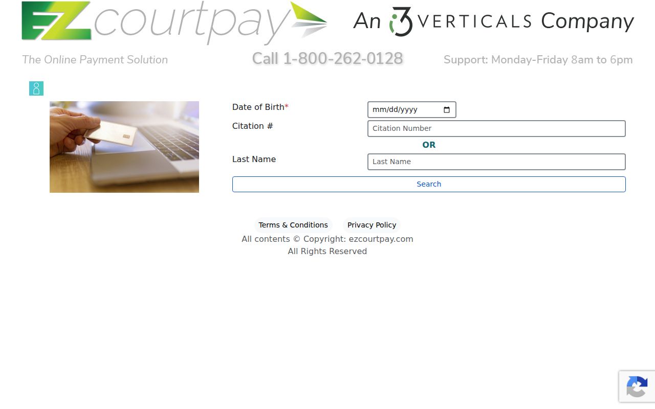 Webster County traffic ticket EZCourtPay search